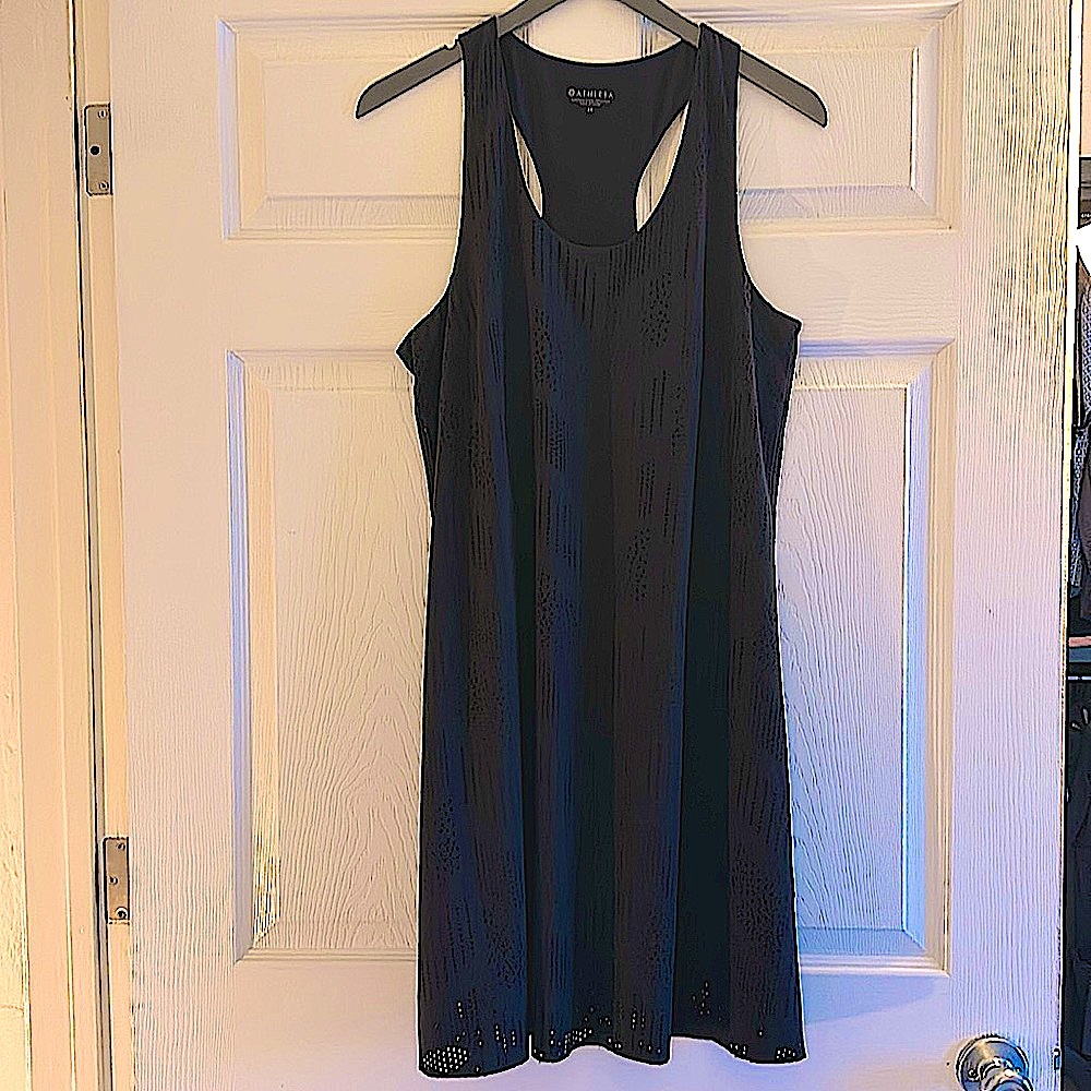 Athleta Ladies Racerback Lasercut Mini Dress
